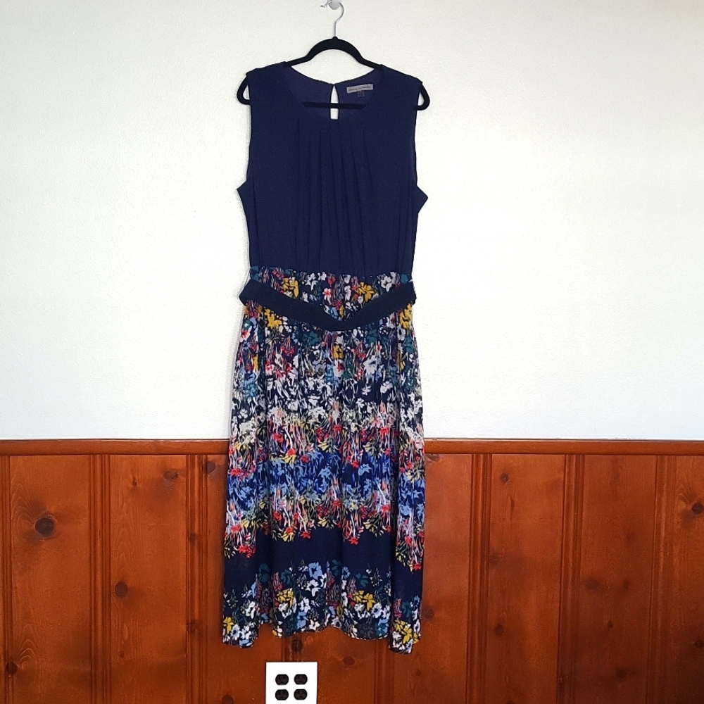 20w Danny and Nicole chiffon maxi dress